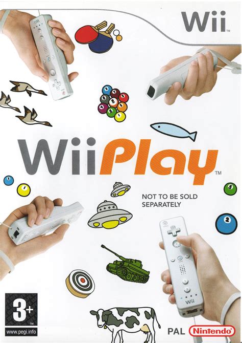 wii play  wii box cover art mobygames