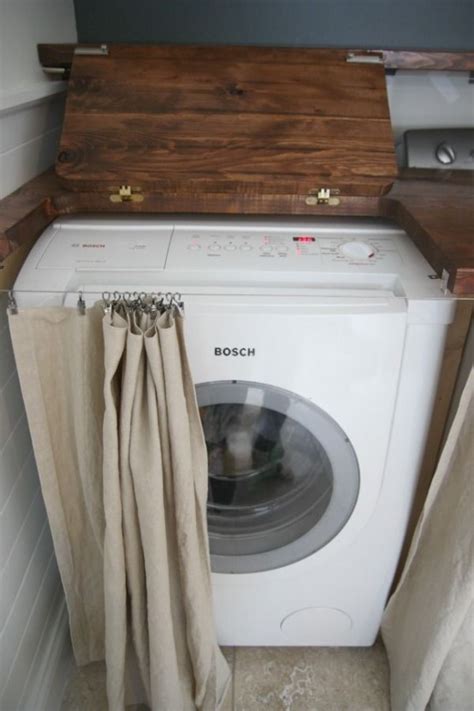 creative ways  hide  washing machine   home digsdigs