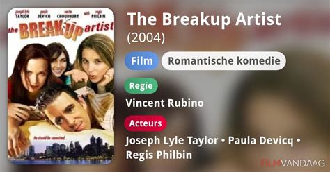 The Breakup Artist Film 2004 Filmvandaag Nl