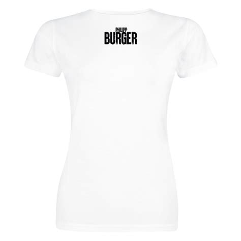 philipp burger logo girl shirt white
