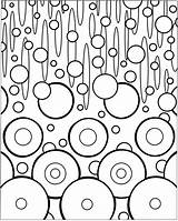 Coloring Pages Adult Abstract Circles Pattern Designs Printable sketch template