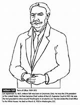 Taft William President Coloring Pages Crayola sketch template