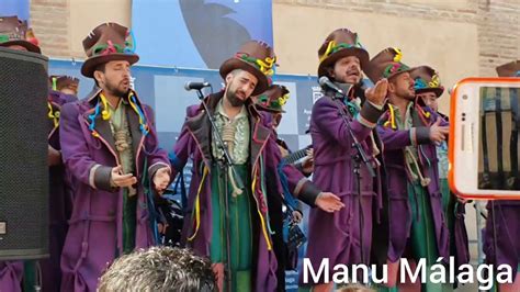 carnaval de malaga  comparsa juan carlos aragon plaza de la libertad youtube