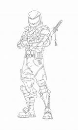Renegade Raider sketch template