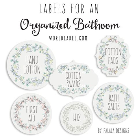 bathroom labels worldlabel blog