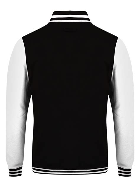 black  white varsity jacket buy   grindstorecom
