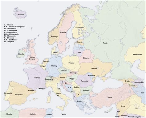 mapa europy worldmappl