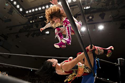japanese pro wrestling japan s wild women wrestlers pictures cbs news