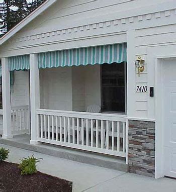 porch awnings traditional roller curtains porch valances pyc awnings