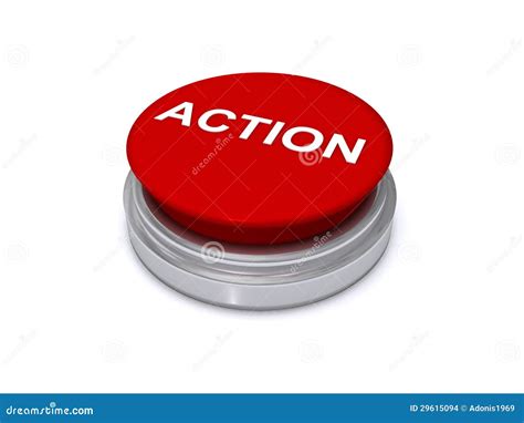 red action button stock illustration illustration  sign