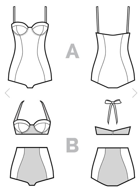 printable swimsuit patterns