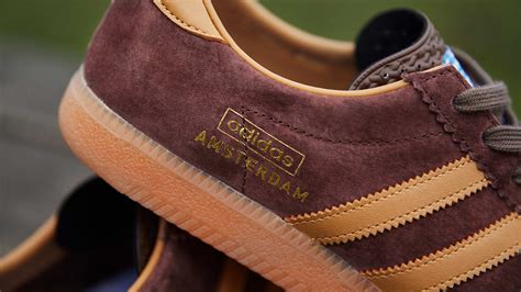 adidas amsterdam brown  launches