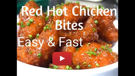 hot spicy chicken bites   ingredients youtube