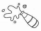 Champagne Coloringcrew Bottle Coloring sketch template
