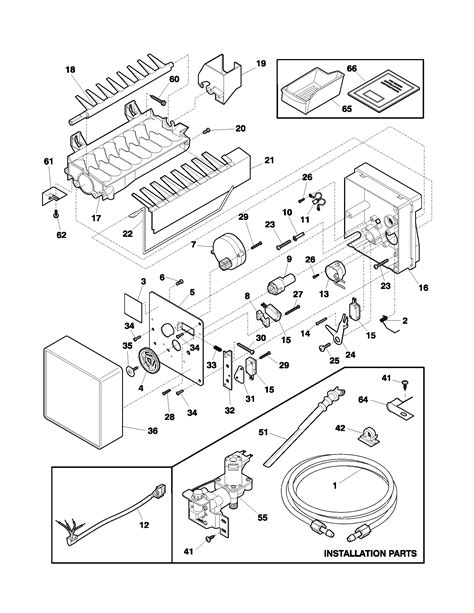 frigidaire ice maker parts diagram wiring site resource