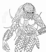 Predator Pages Coloring Alien Trippy Deviantart Yin Fanart Template sketch template