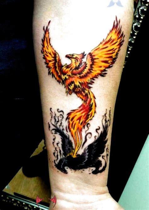 fire phoenix tattoo