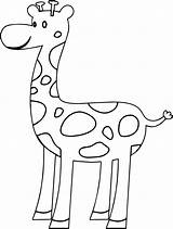 Coloring Wait Giraffe Wecoloringpage sketch template