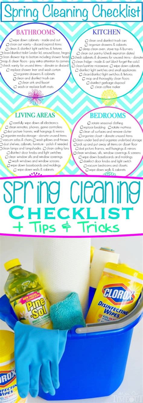 Spring Cleaning Checklist Tips And Tricks Mom On Timeout