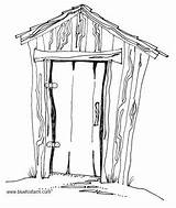 Clipart Hillbilly Shed Drawing Rustic Outhouse Sheds Old Shacks Shack Primitive Drawings Sketch Really Weatherbeaten Drawn Hand Cartoon Coloring Carving sketch template