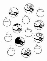 Pokeball Printablecolouringpages K5worksheets Template sketch template