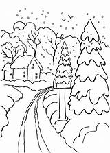 Paesaggi Invernali Paesaggio Inverno Invernale Stampare Pianetabambini Disegnare Natalizi Facili Colorato Colori Colorate Dipinti Calabresi Gratis sketch template