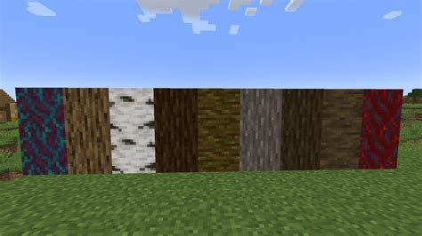 minecraft  type  wood