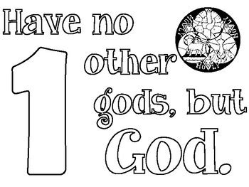 commandments coloring pages  theschoolcounselor tpt