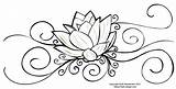Flower Drawing Drawings Flowers Lotus Color Pencil Beautiful Draw Realistic Hibiscus Simple Clipart Floral Coloring Cliparts August Rose Pages Complementary sketch template