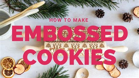 How To Make Cookies With An Embossed Rolling Pin Youtube