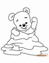 Tigger Coloring Baby Pages Getcolorings Pooh Edge Bear sketch template