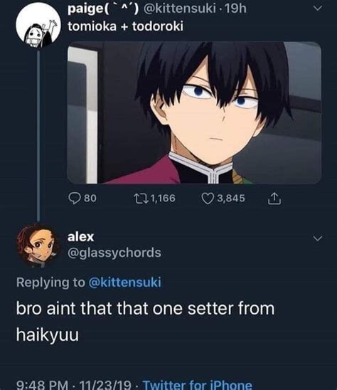 Pin By Ellie On Mha In 2020 Anime Crossover Haikyuu Anime Memes Funny