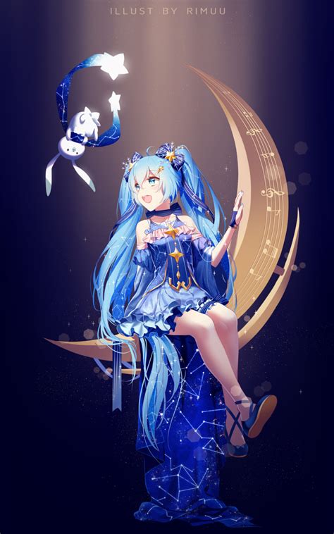 winter constellation by rimuu on deviantart anime wallpaper de anime y chica anime kawaii