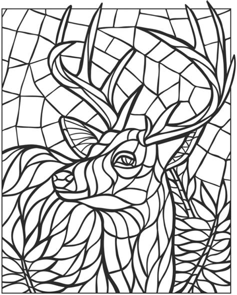 printable mosaic coloring pages