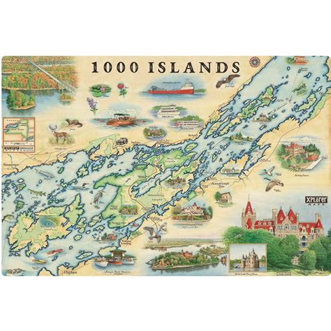 islands wooden sign thousand islands national park xplorer maps