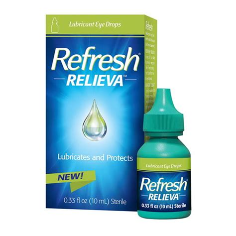 Refresh Relieva Lubricant Eye Drops Sterile 0 33 Oz