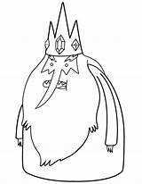 Ice King Coloring Pages Time Adventure Printable Visit sketch template