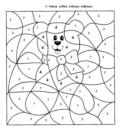 color  number coloring pages    print