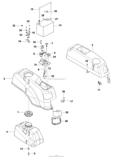 husqvarna rz    parts diagram  ignition