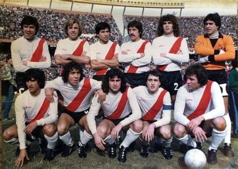 River Plate 1981 En Haut Passarella Merlo Comelles Lopez