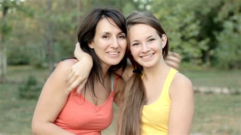 mother and teenage daughter talking stock videos and royalty free