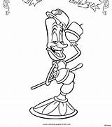 Lumiere Printable Bestia Belle 塗り絵 ディズニー Bete Colouring Pinocho Servants Paginas Fera Bela Malvorlagen Biest Candlestick Mundopeke Acesso Postado Oncoloring sketch template