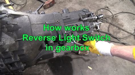 backup light switch located car transmission guide