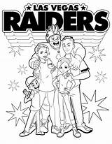 Raiders sketch template