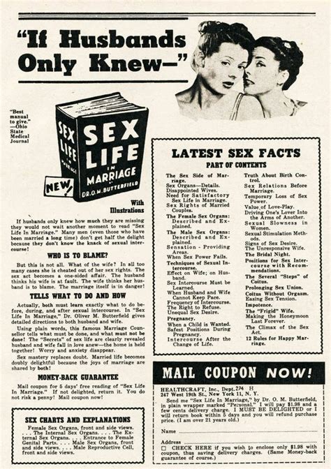22 vintage ads for how to sex books from between the 1950s and 1970s