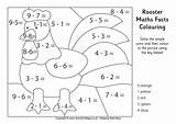 Rooster Belajar Matematika Sambil Worksheets Activityvillage Bermain Cerdas Didik Keren Colours sketch template