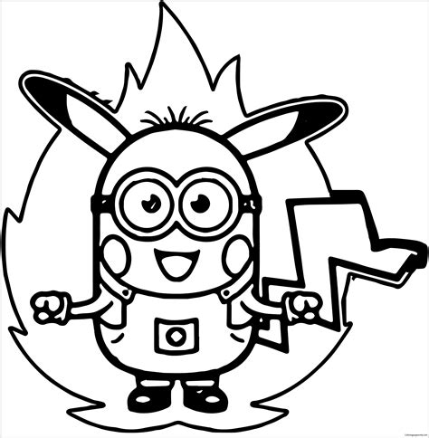 minion coloring pages printable