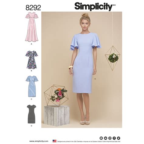 Simplicity 8292 Sewing Pattern Remnant House Fabric