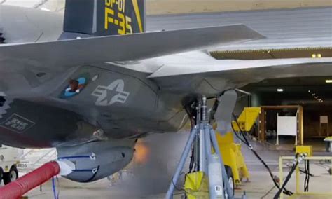 Marines Carry Out First Test Of Gatling Gun Pod On F 35 Jet Daily