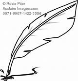 Clipart Quills Clipground Quill Pen Clip Illustration sketch template